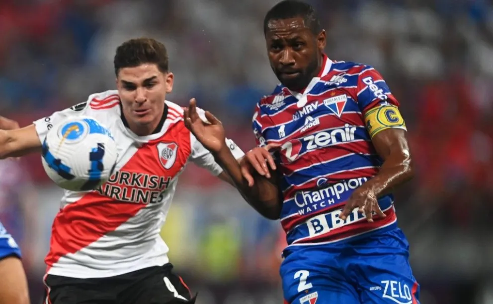 River empató 1 a 1 con Fortaleza en Brasil y quedó a un paso de los octavos